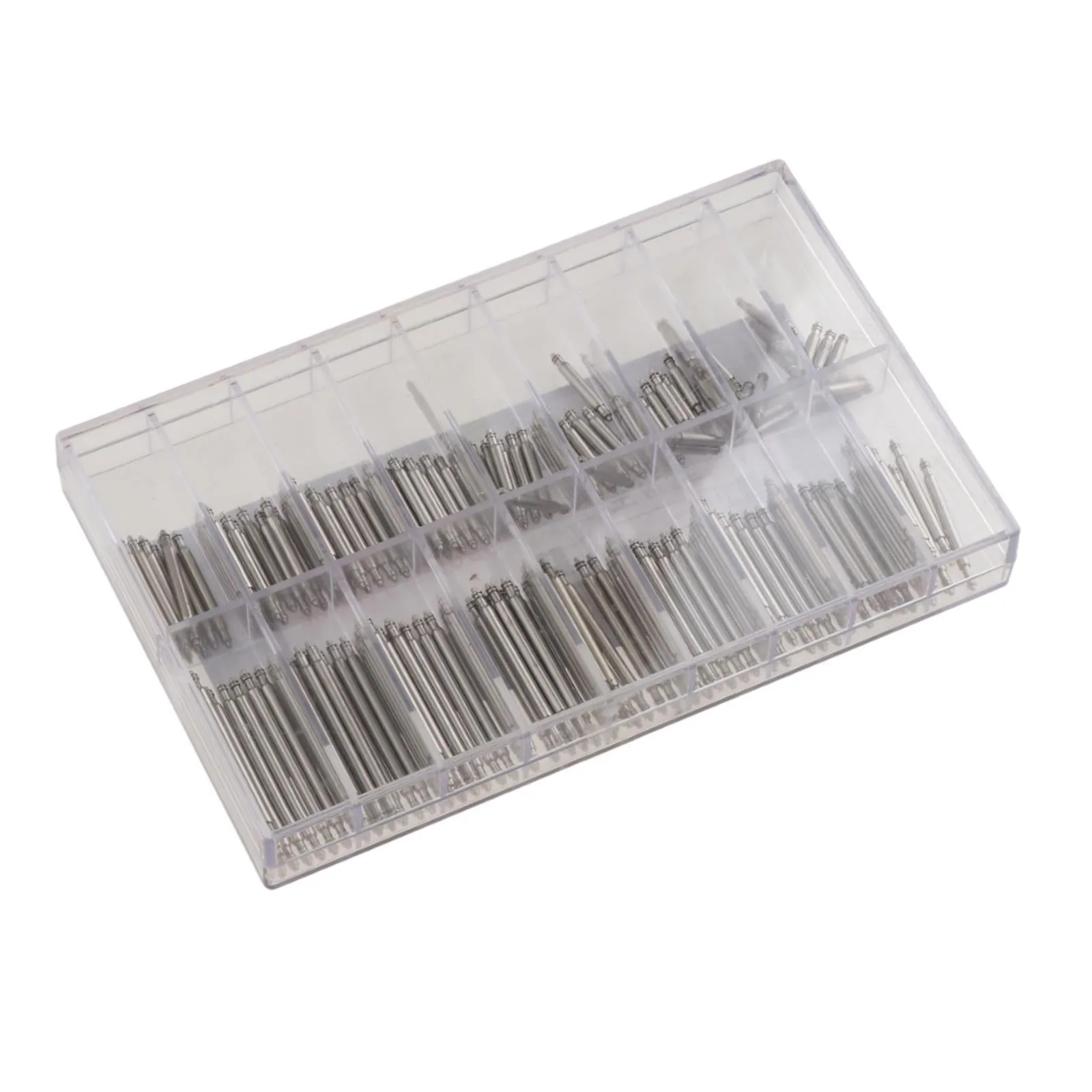 1 Box of Watch Spring Bar Stainless Steel Watch Strap Link Pins Replacement 1.78mm