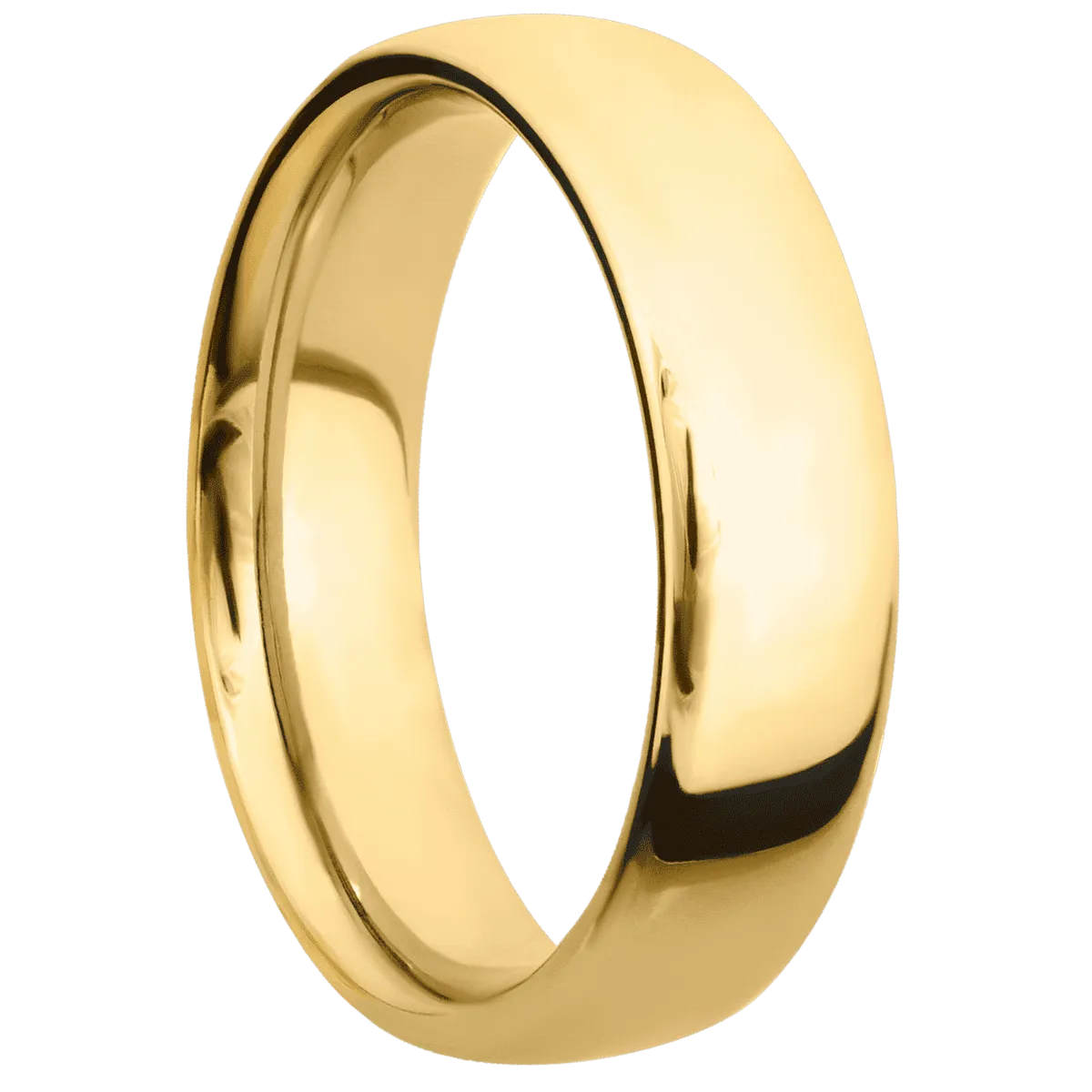 14K Yellow Gold with Polish Finish