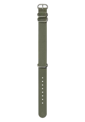 20mm FKM Rubber One Piece Band - Olive