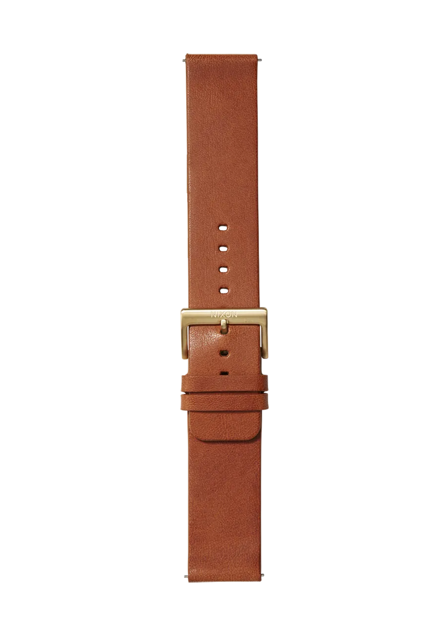 23mm Veg Tanned Leather Band - Saddle