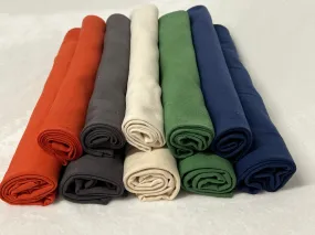 5 X AUTUMN SPICE RIBBING & COTTON JERSEY 215GSM BUNDLE