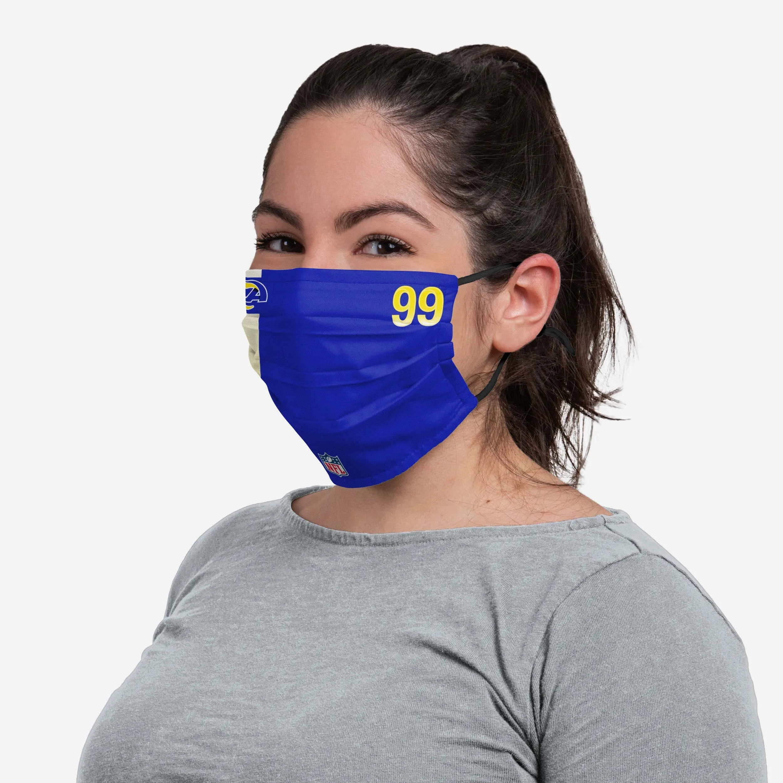 Aaron Donald Los Angeles Rams On-Field Sideline Face Cover