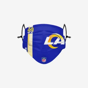Aaron Donald Los Angeles Rams On-Field Sideline Logo Face Cover
