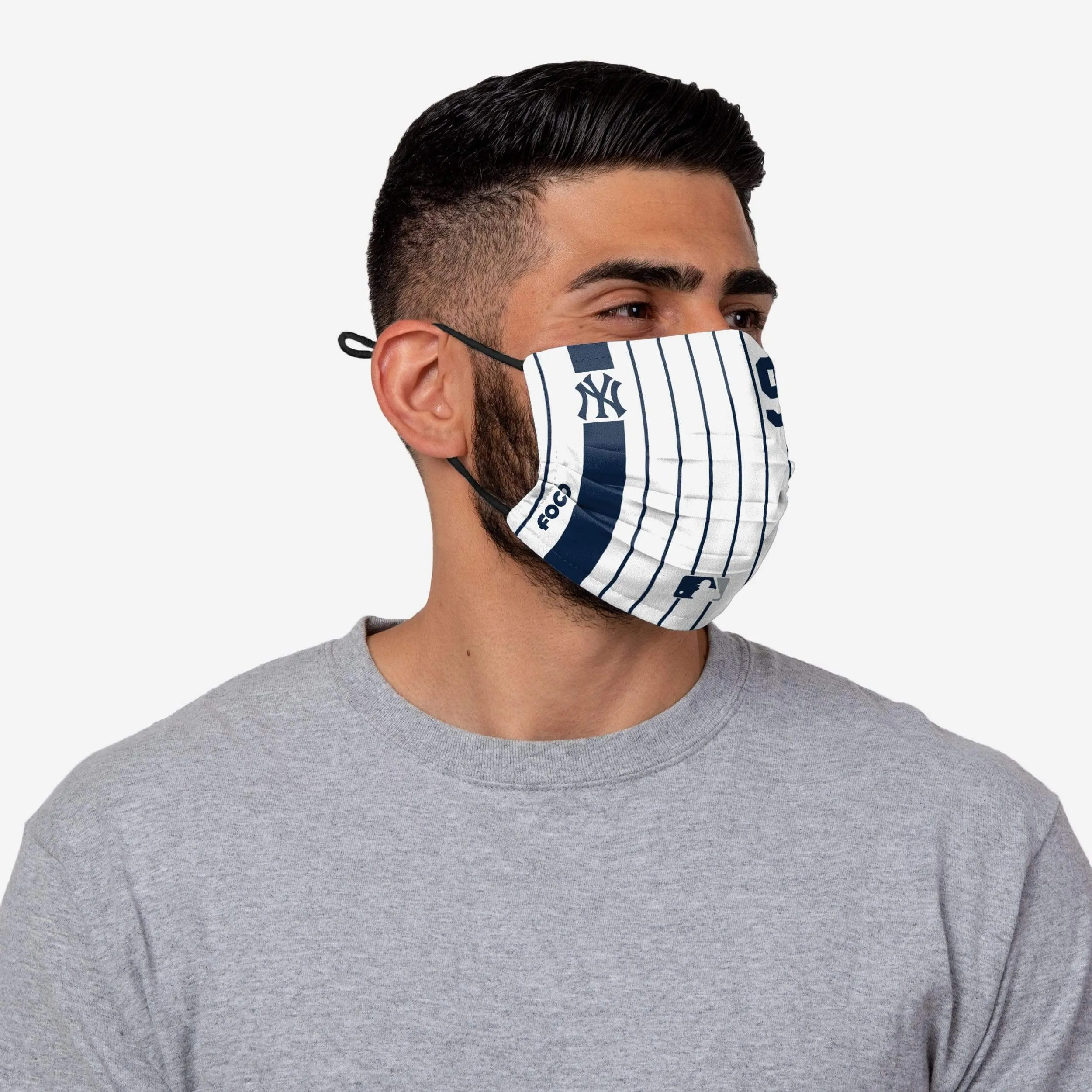 Aaron Judge New York Yankees On-Field Adjustable Pinstripe Face Cover