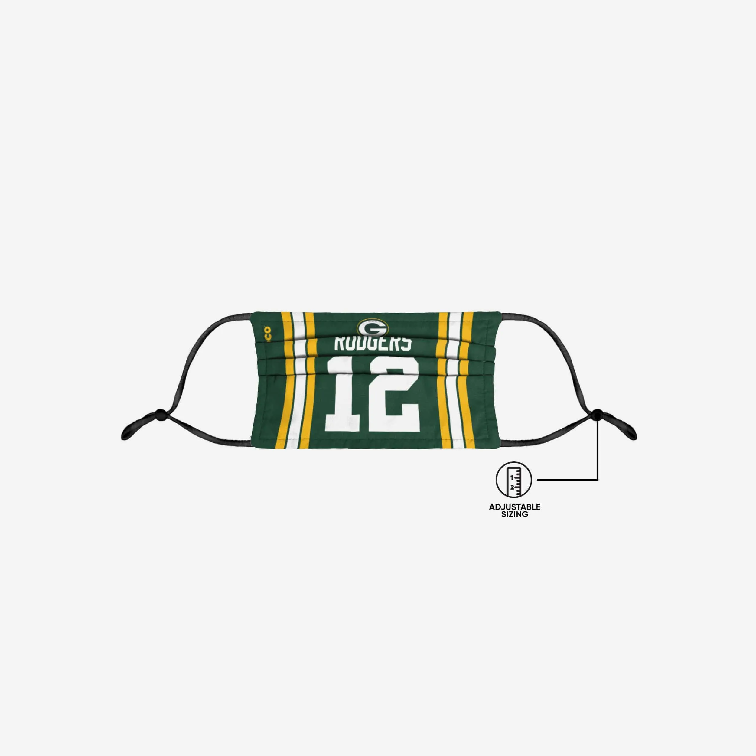 Aaron Rodgers Green Bay Packers Adjustable Face Cover