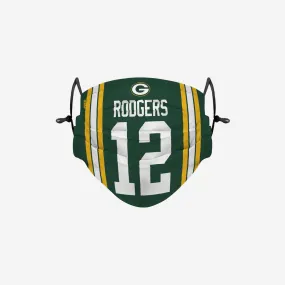 Aaron Rodgers Green Bay Packers Adjustable Face Cover