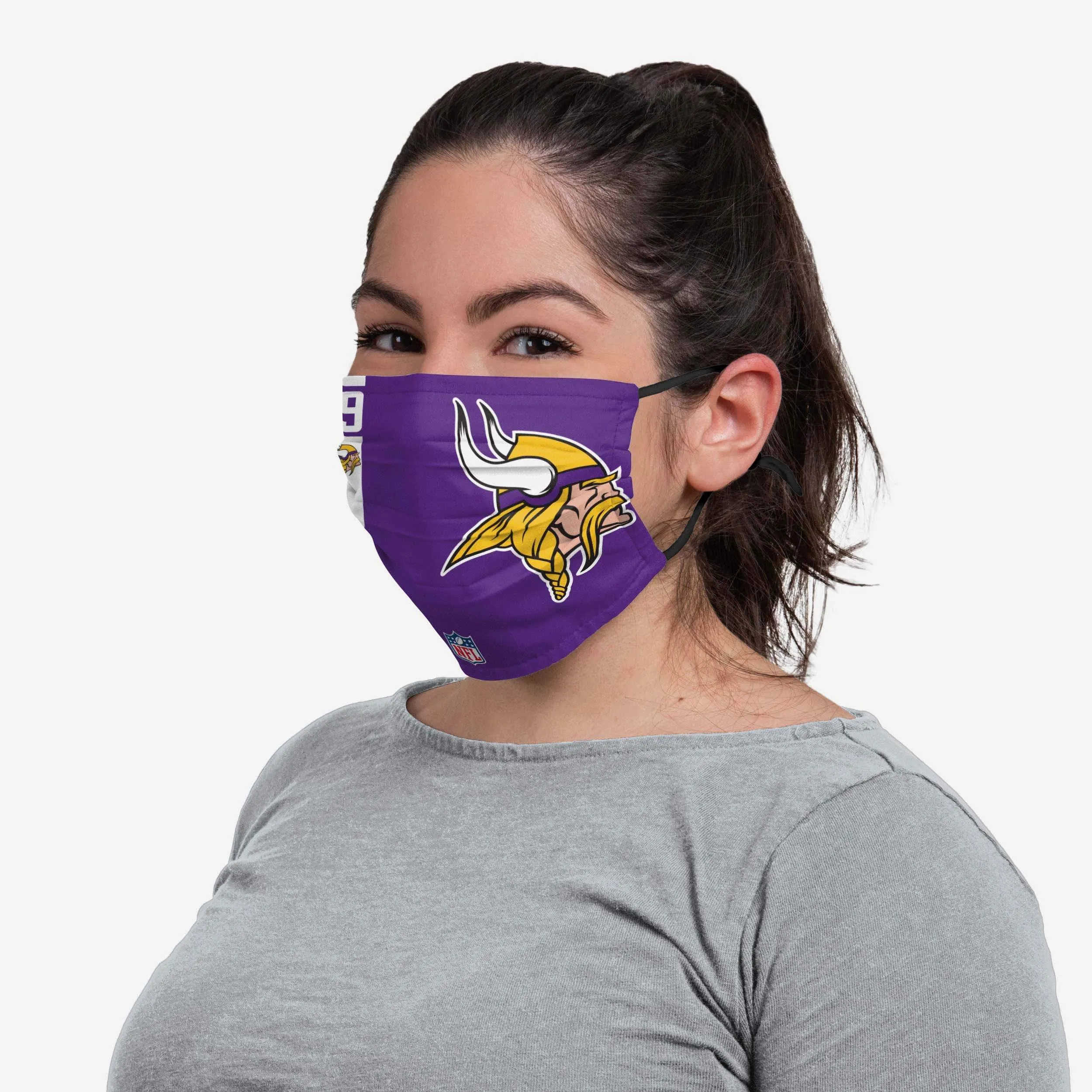 Adam Thielen Minnesota Vikings On-Field Sideline Logo Face Cover