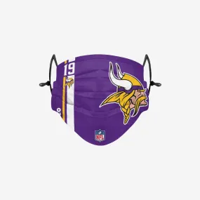 Adam Thielen Minnesota Vikings On-Field Sideline Logo Face Cover