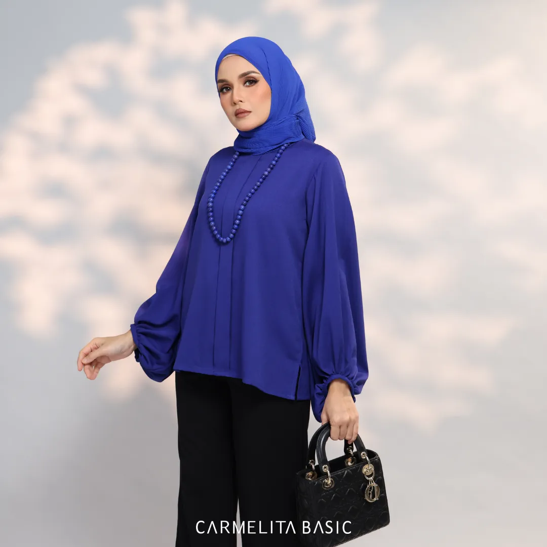 ADELE BLOUSE - ELECTRIC BLUE