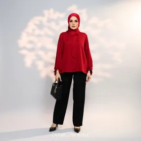 ADELE BLOUSE - MAROON