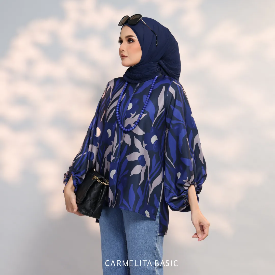ADELE PRINTED BLOUSE - VELVET