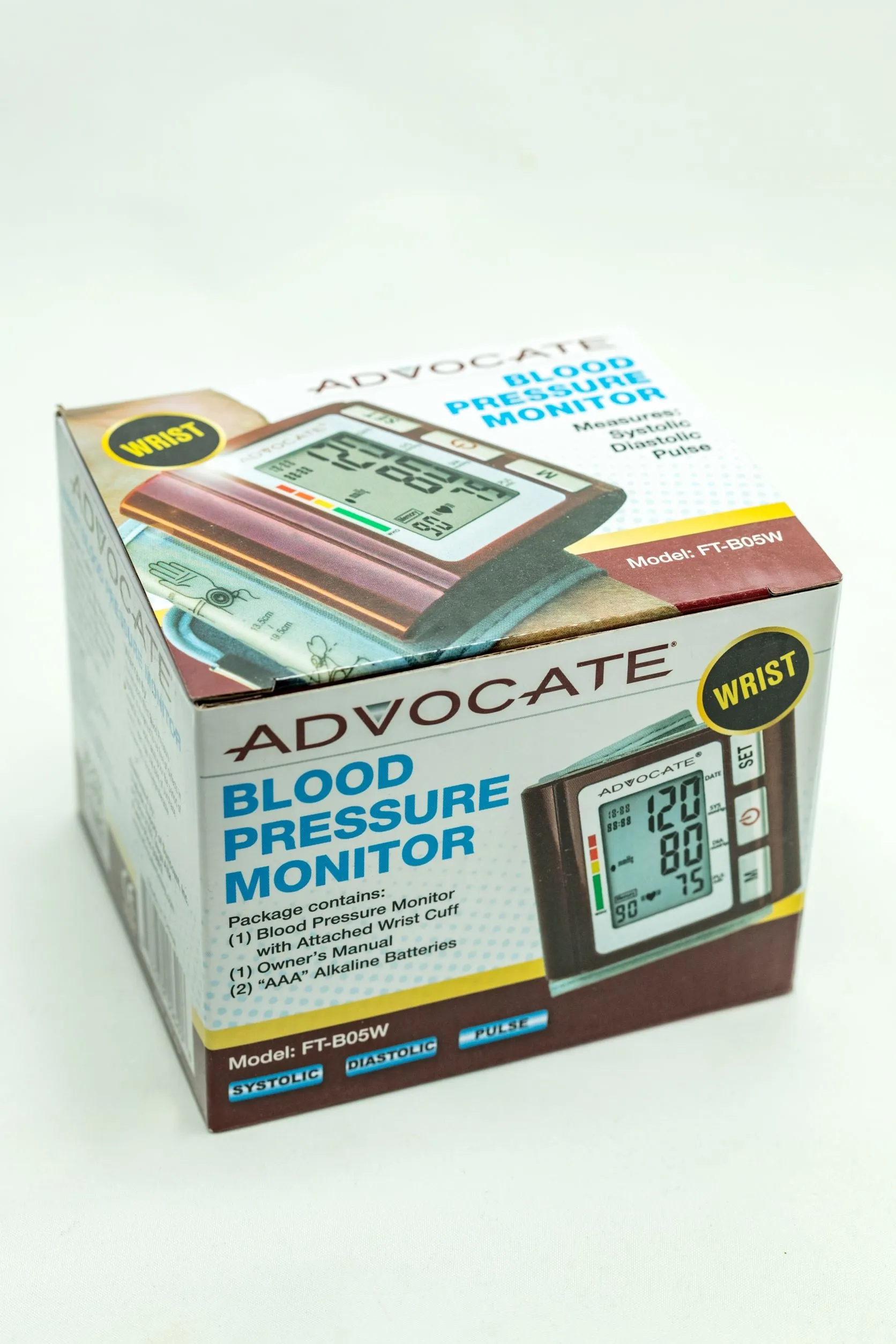 ADVOCATE WRIST BLOOD PRESSURE MONITOR FT-B05W