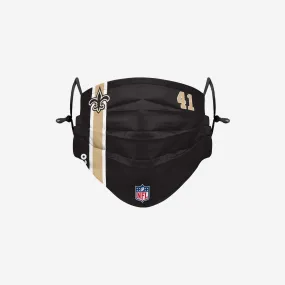 Alvin Kamara New Orleans Saints On-Field Sideline Face Cover