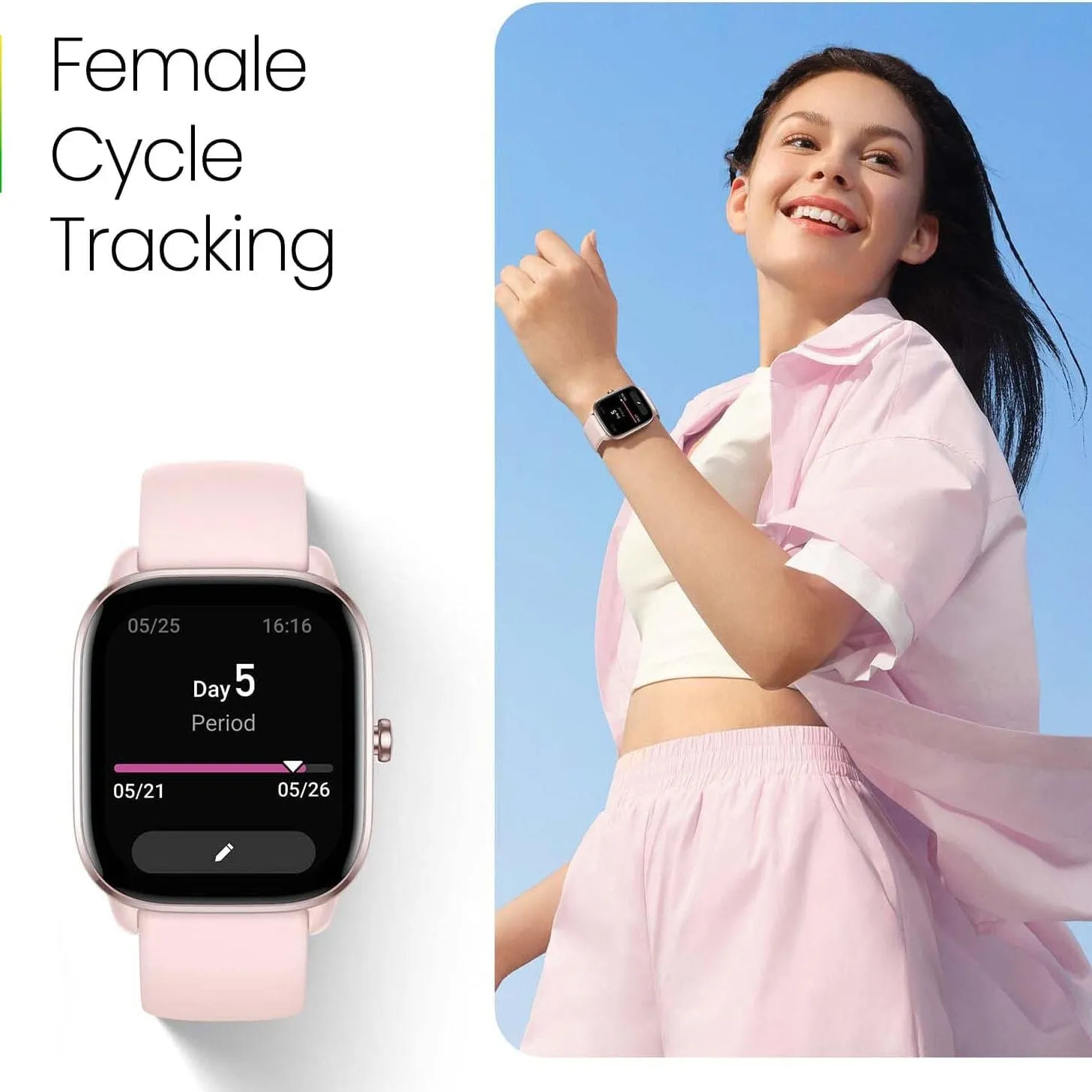 Amazfit GTS 4 Mini Smart Watch  (Refurbished)