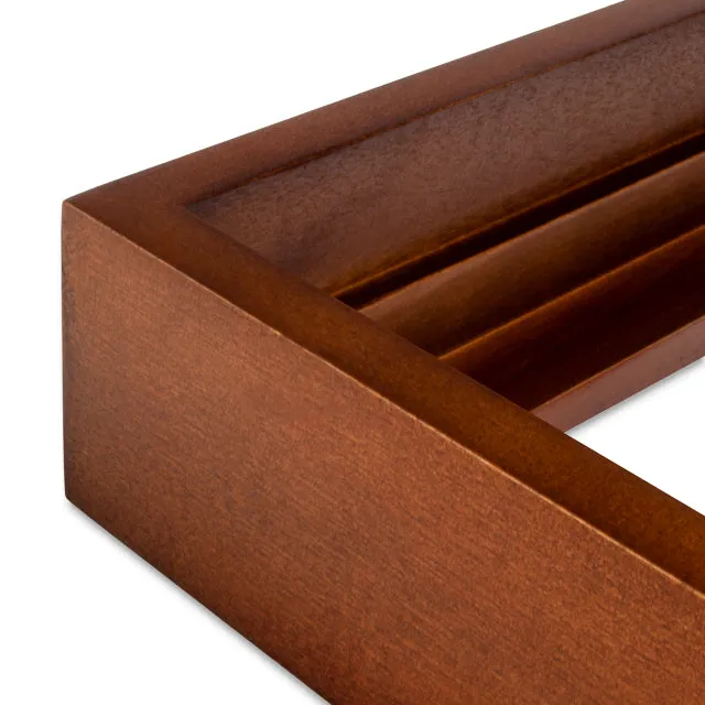 Ampersand FloaterFrame - 1-1/2", Walnut, 12" x 12"