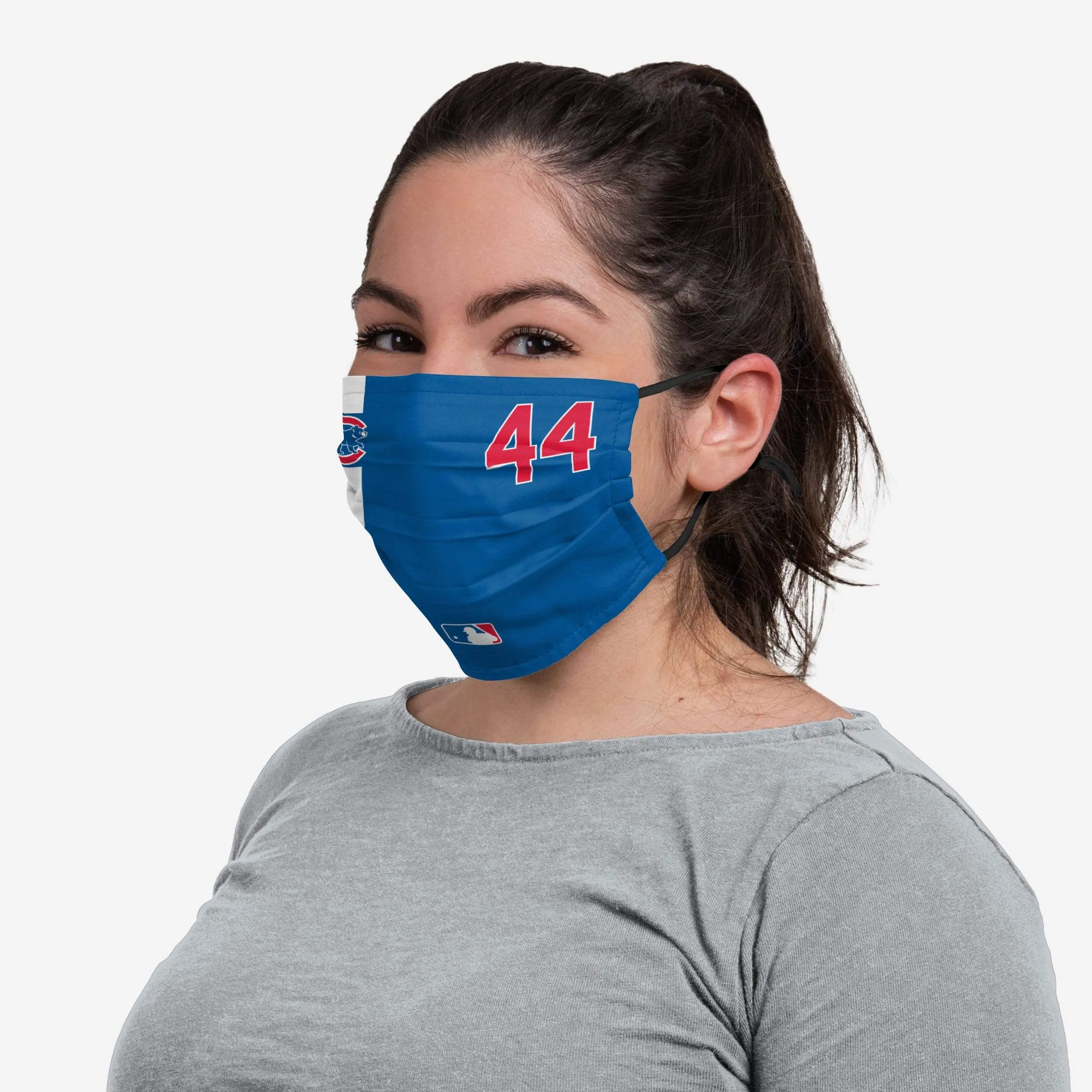 Anthony Rizzo Chicago Cubs On-Field Adjustable Blue Face Cover