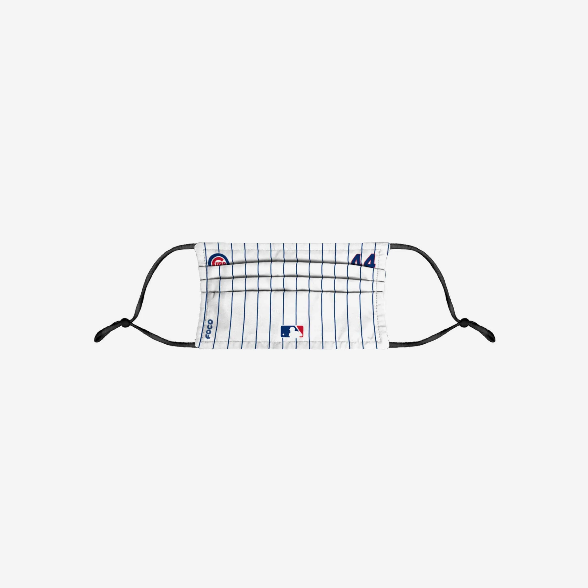 Anthony Rizzo Chicago Cubs On-Field Gameday Pinstripe Adjustable Face Cover