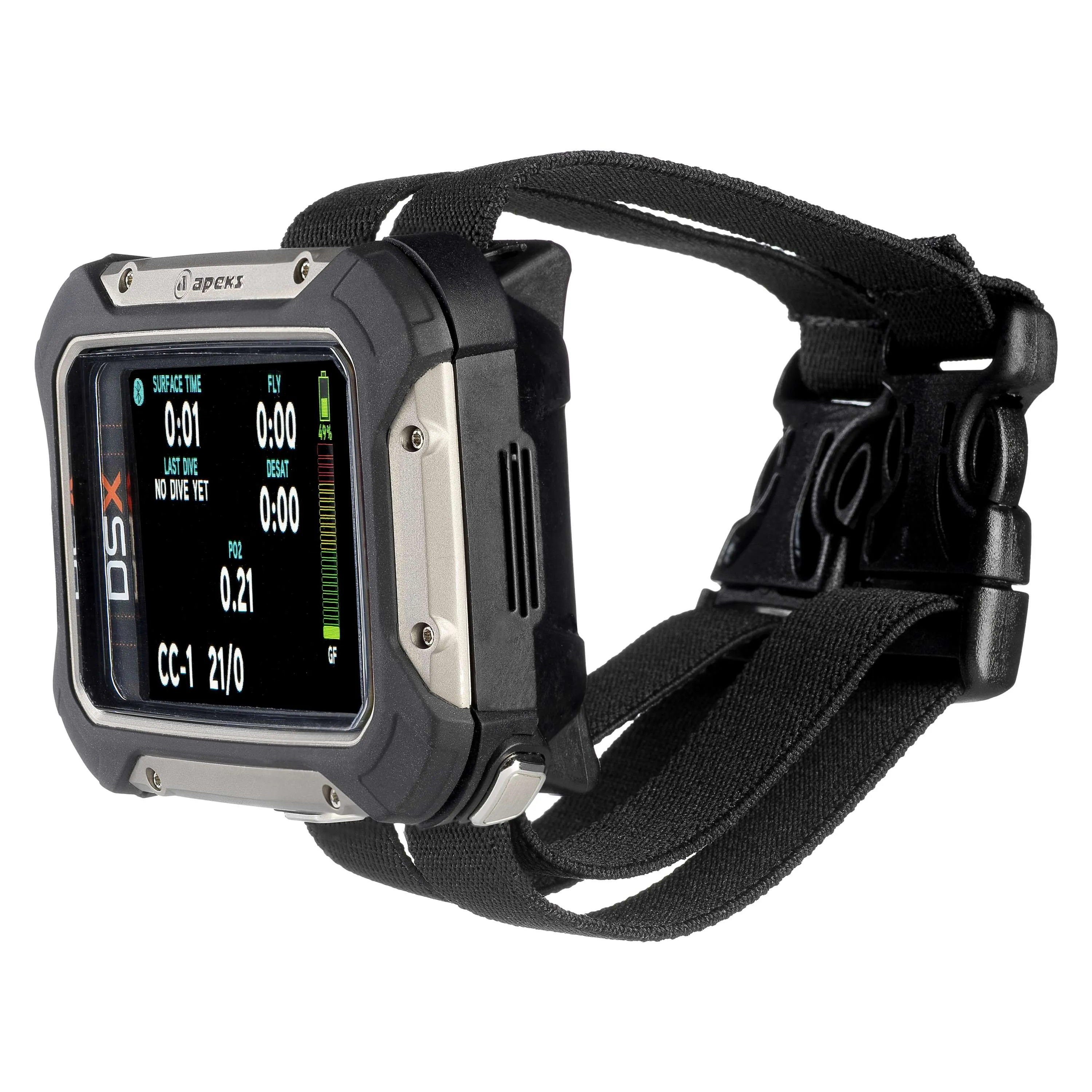 Apeks DSX Advanced Dive Computer with Integrated O2 Analyzer, Black