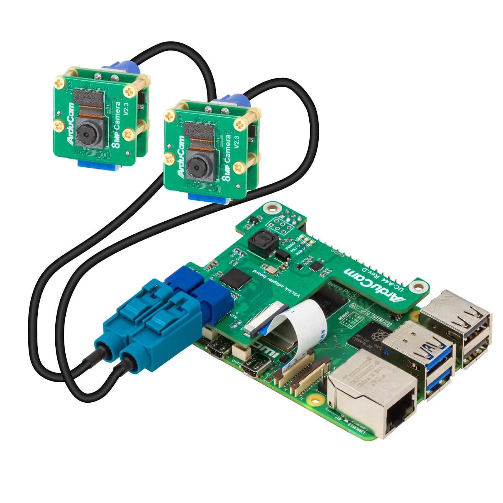 Arducam IMX219 V3Link Camera Kit for Raspberry Pi