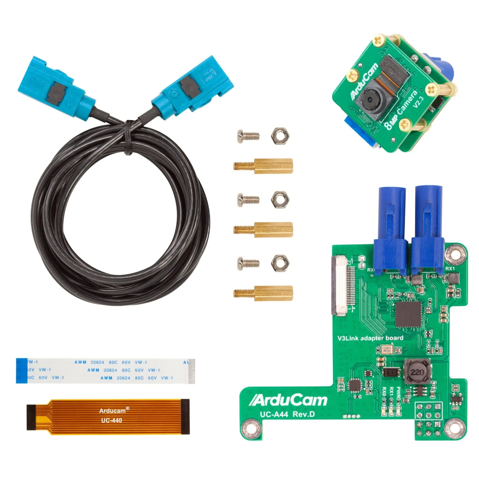 Arducam IMX219 V3Link Camera Kit for Raspberry Pi