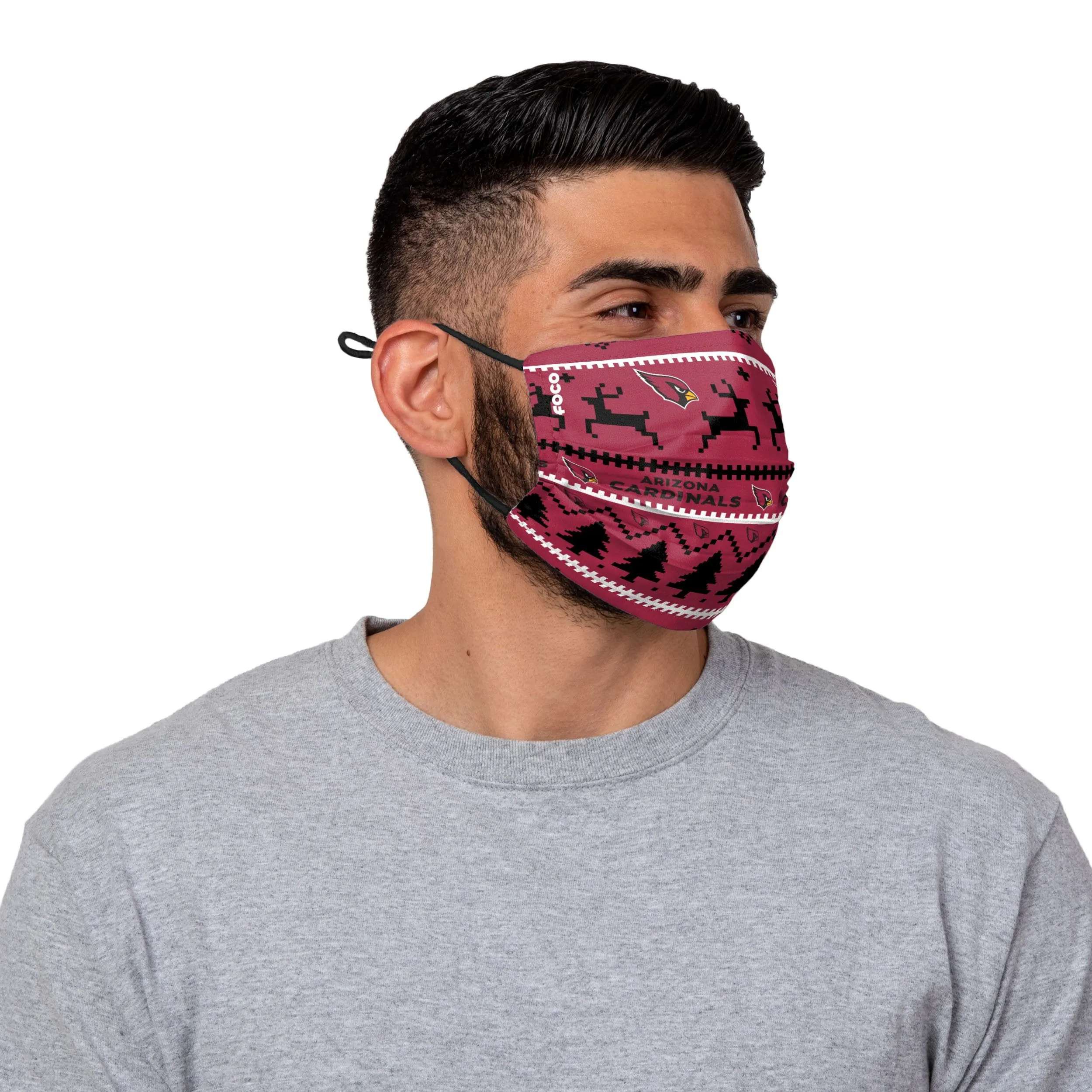 Arizona Cardinals NFL Wordmark Holiday Adjustable Face Cover