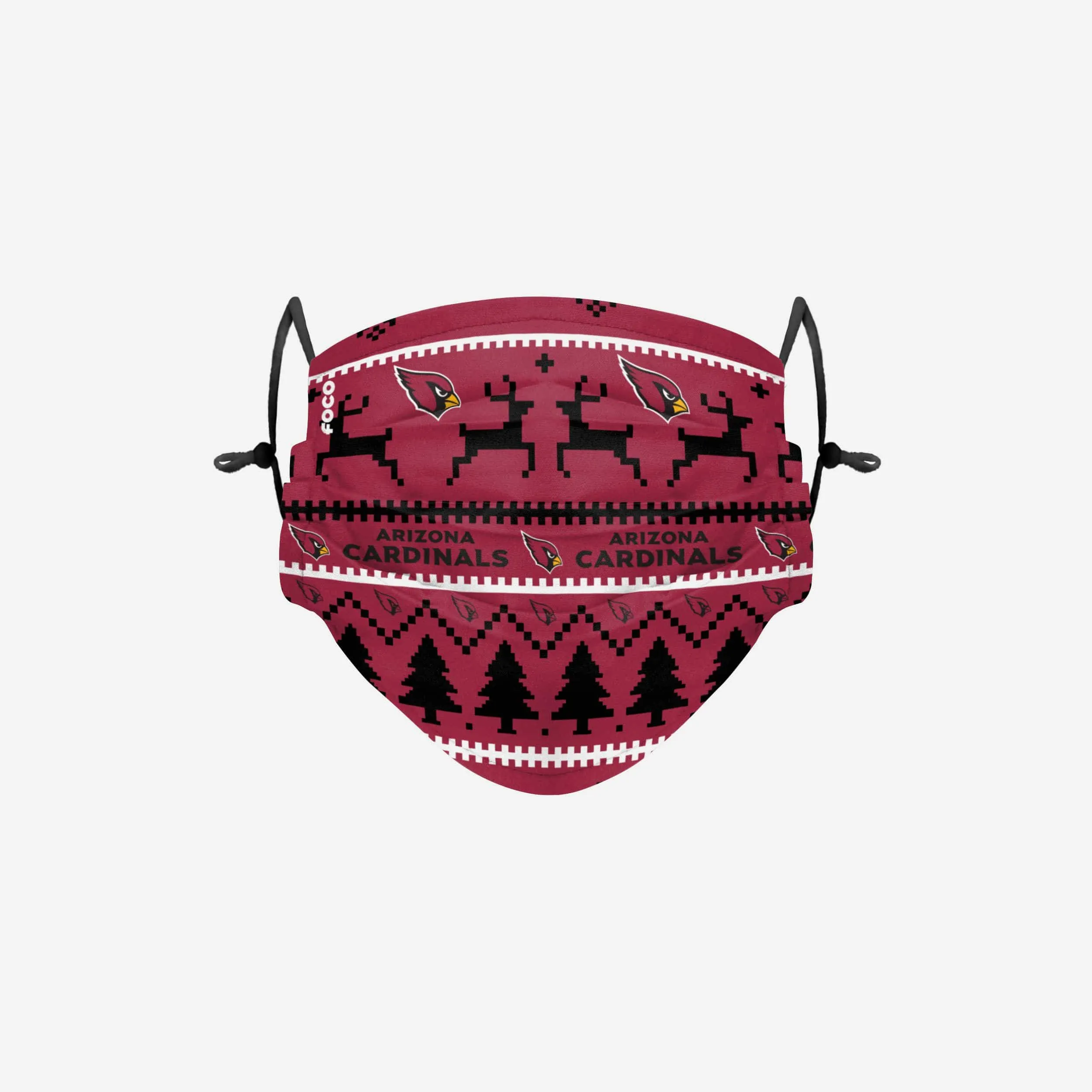 Arizona Cardinals Wordmark Holiday Adjustable Face Cover