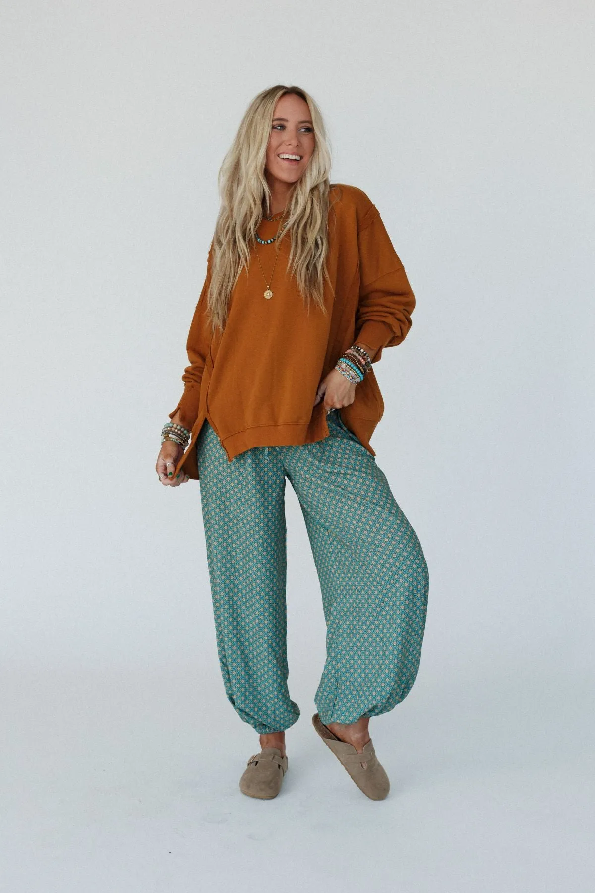 Asha Pullover Top - Camel