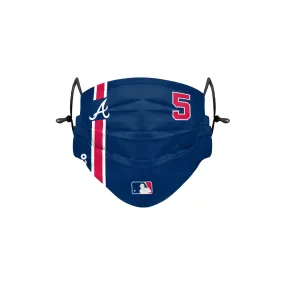 Atlanta Braves MLB Freddie Freeman On-Field Adjustable Blue Face Cover