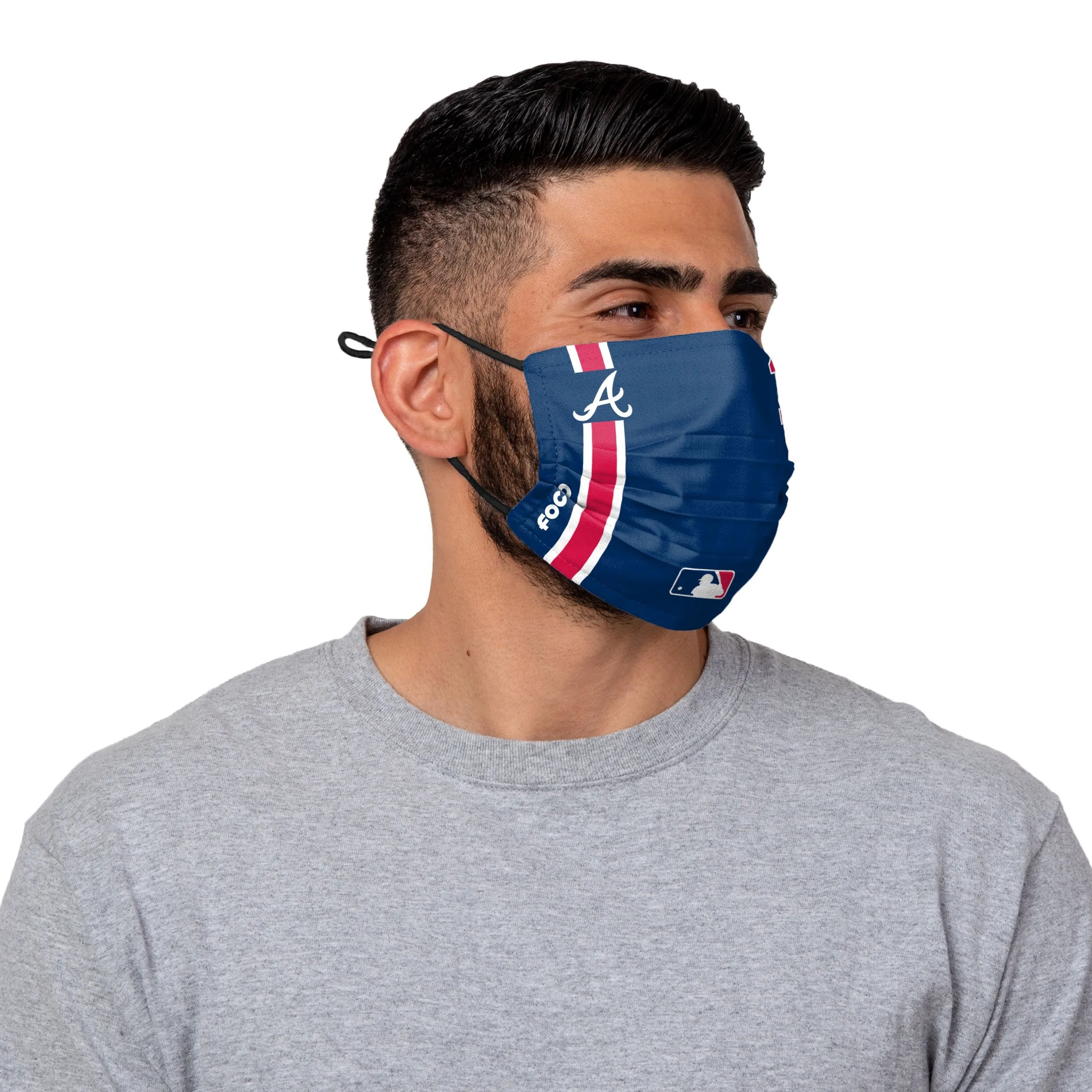 Atlanta Braves MLB Ronald Acuna Jr On-Field Adjustable Blue Face Cover