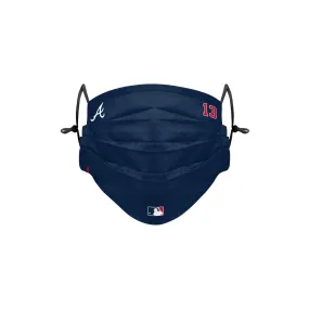 Atlanta Braves MLB Ronald Acuna Jr On-Field Gameday Adjustable Face Cover