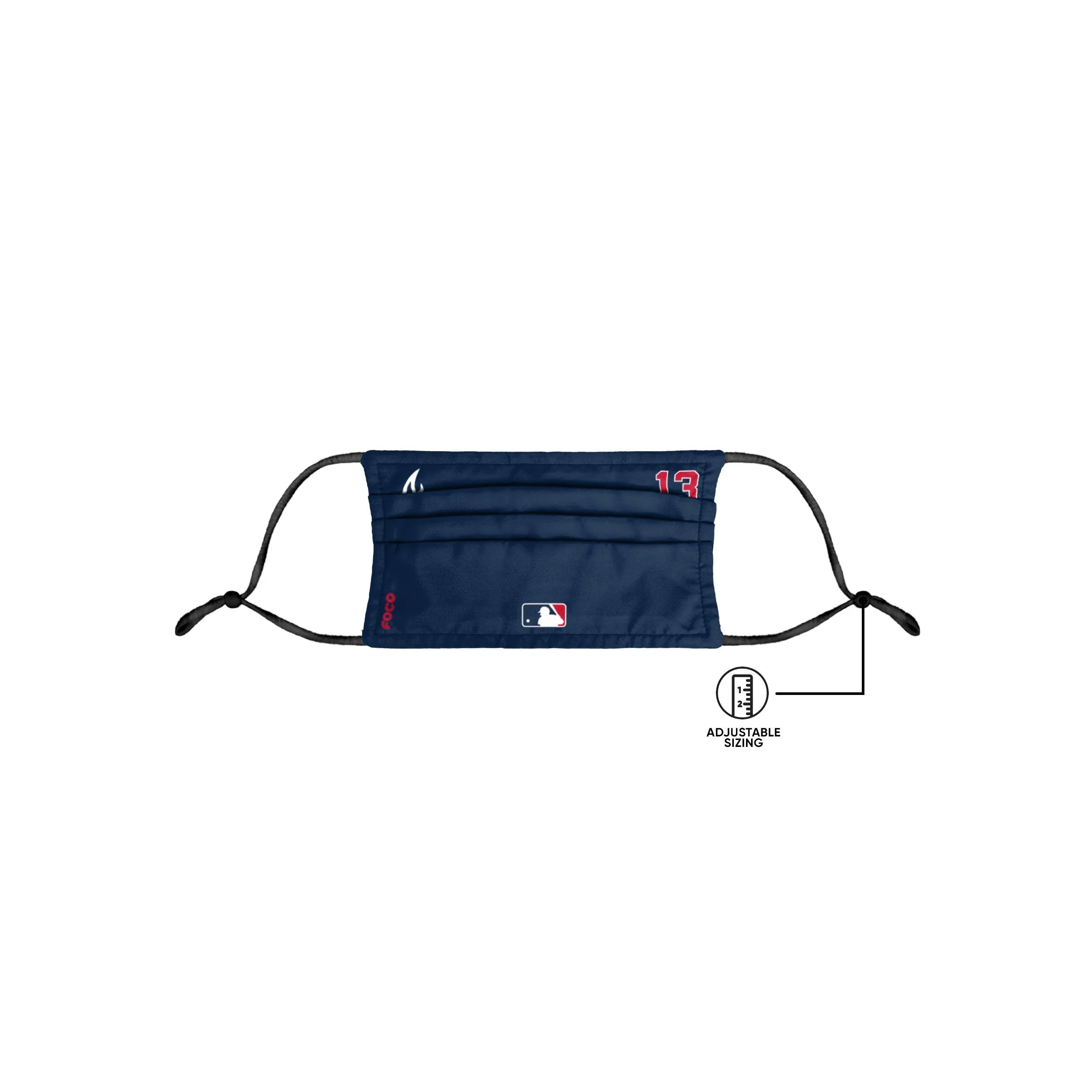 Atlanta Braves MLB Ronald Acuna Jr On-Field Gameday Adjustable Face Cover