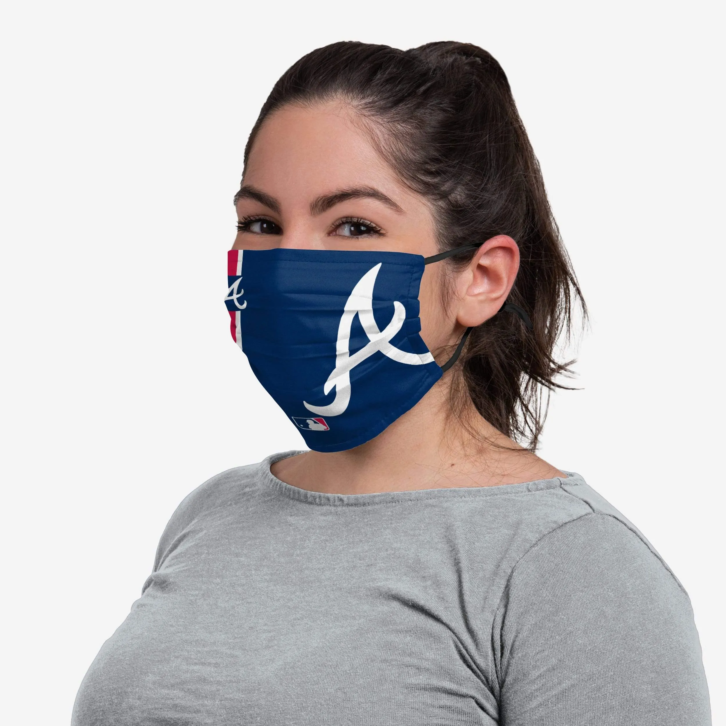 Atlanta Braves On-Field Adjustable Blue Face Cover