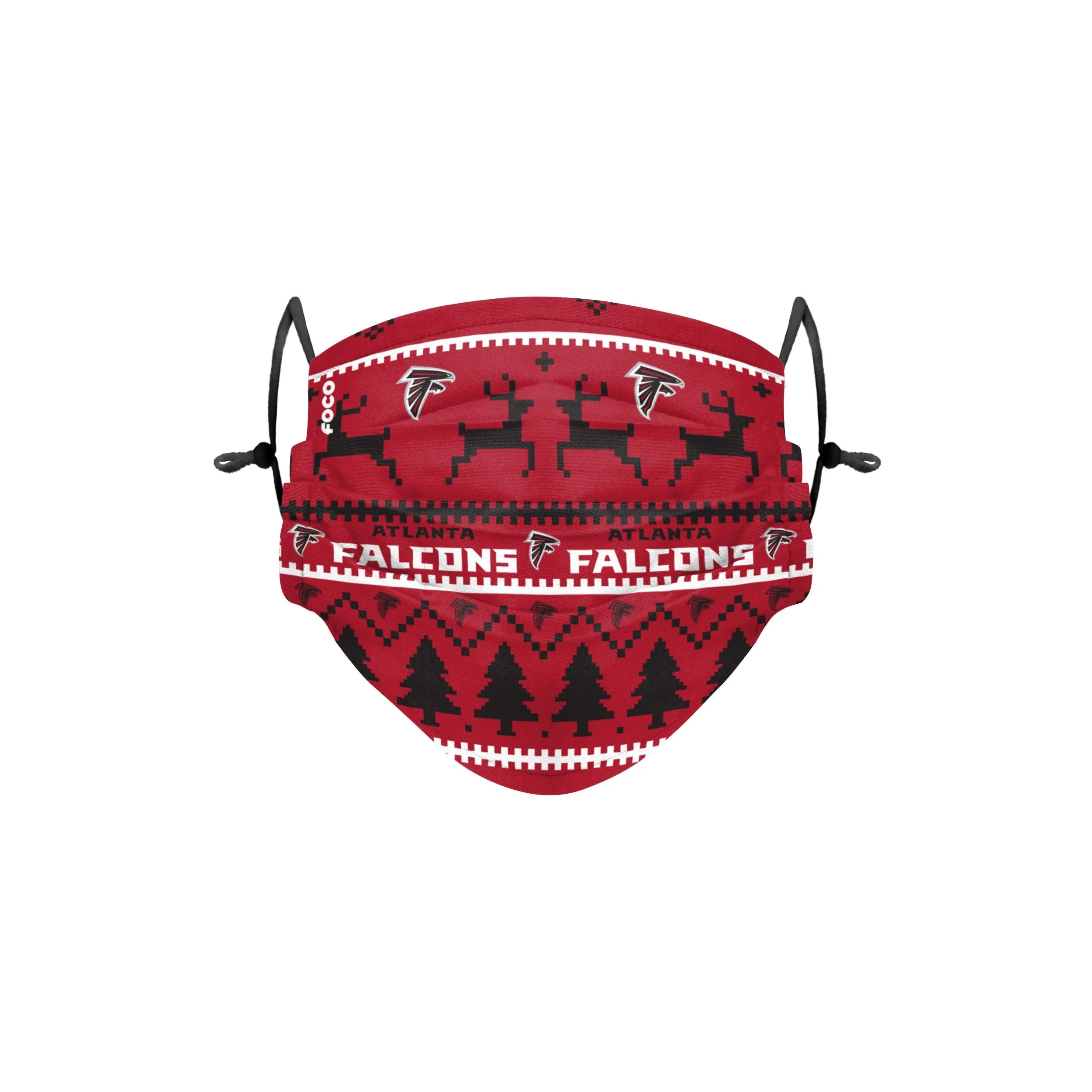 Atlanta Falcons NFL Wordmark Holiday Adjustable Face Cover