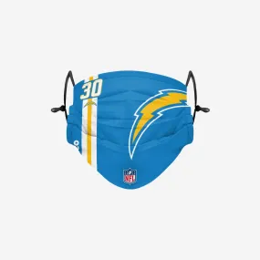 Austin Ekeler Los Angeles Chargers On-Field Sideline Logo Face Cover