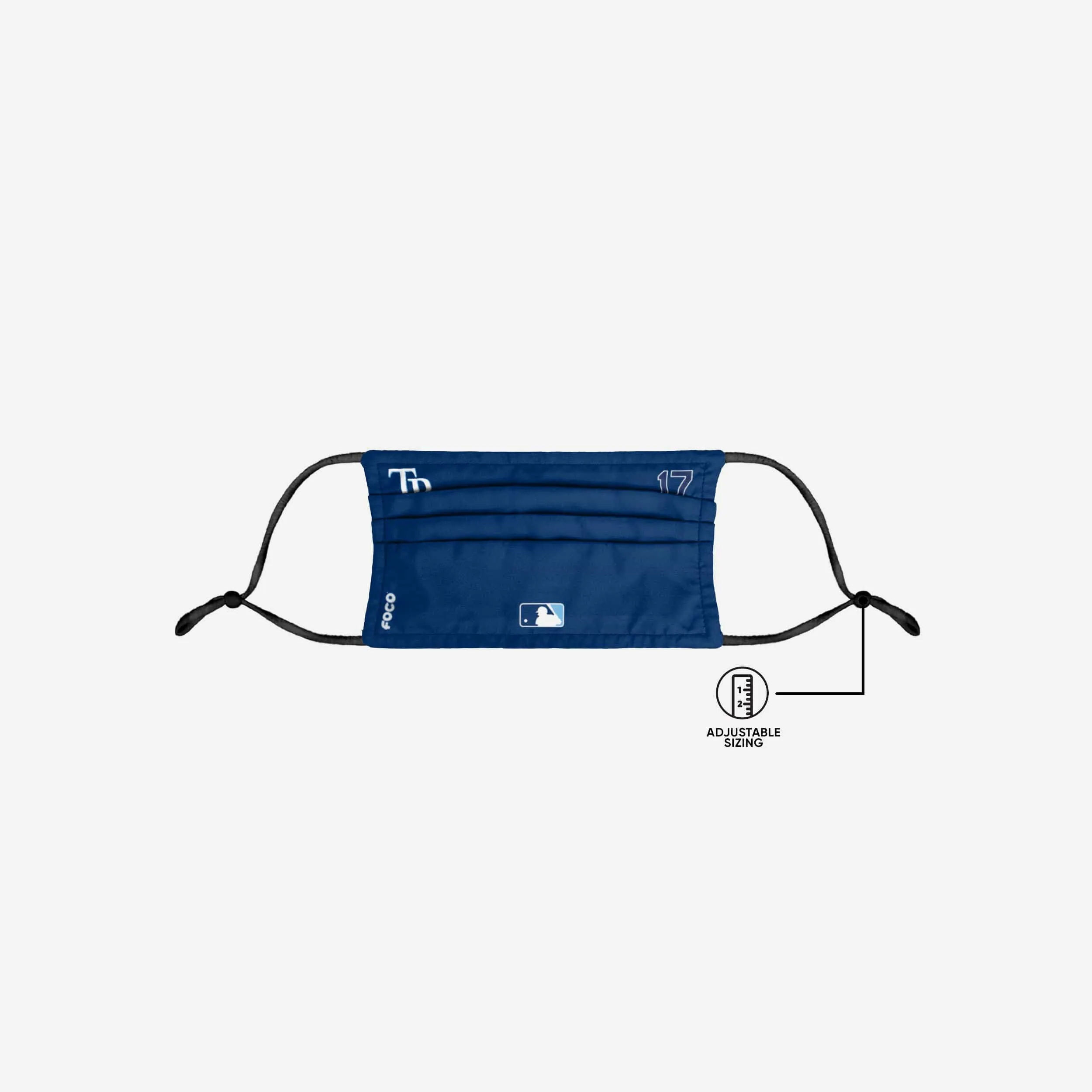 Austin Meadows Tampa Bay Rays On-Field Gameday Adjustable Face Cover