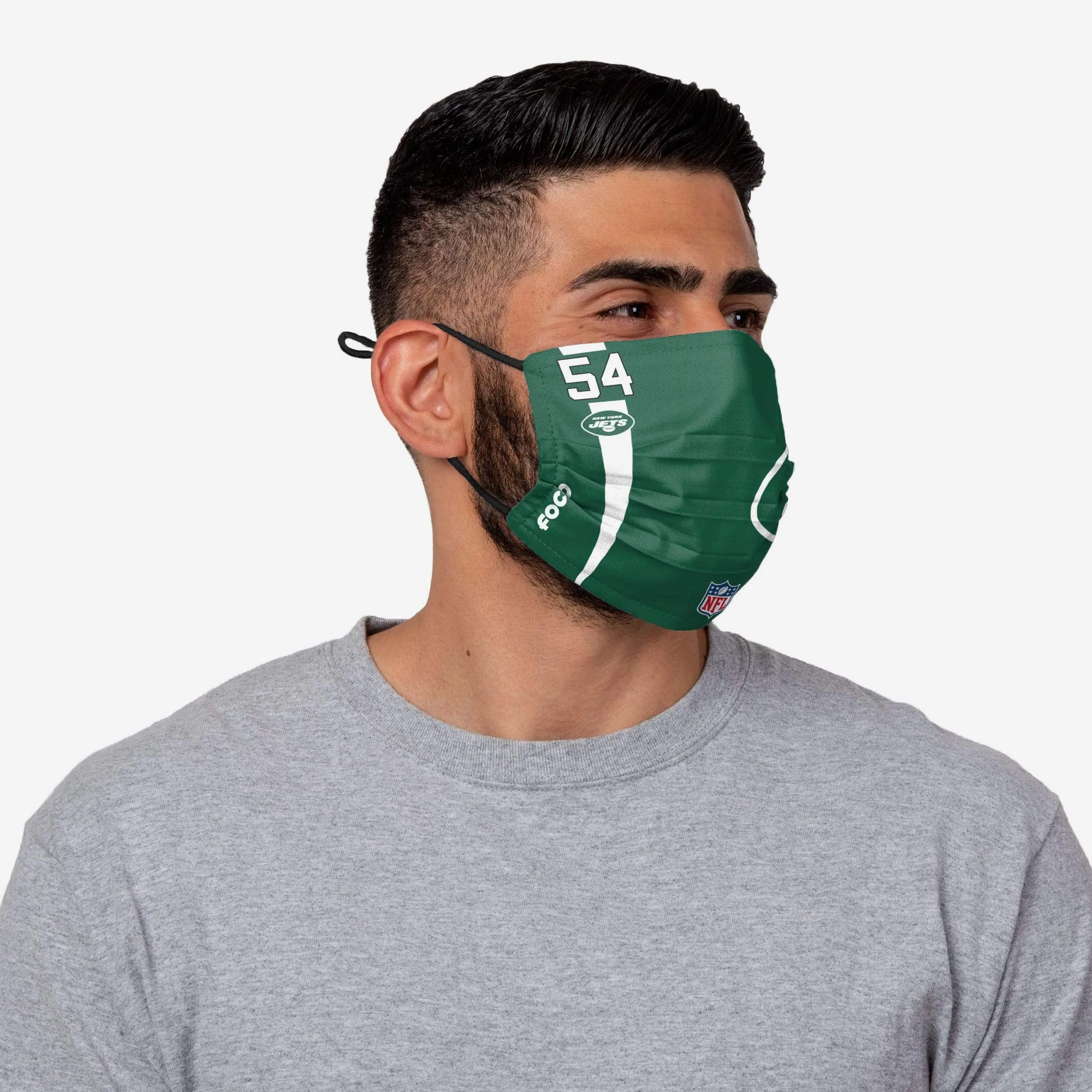 Avery Williamson New York Jets On-Field Sideline Logo Face Cover