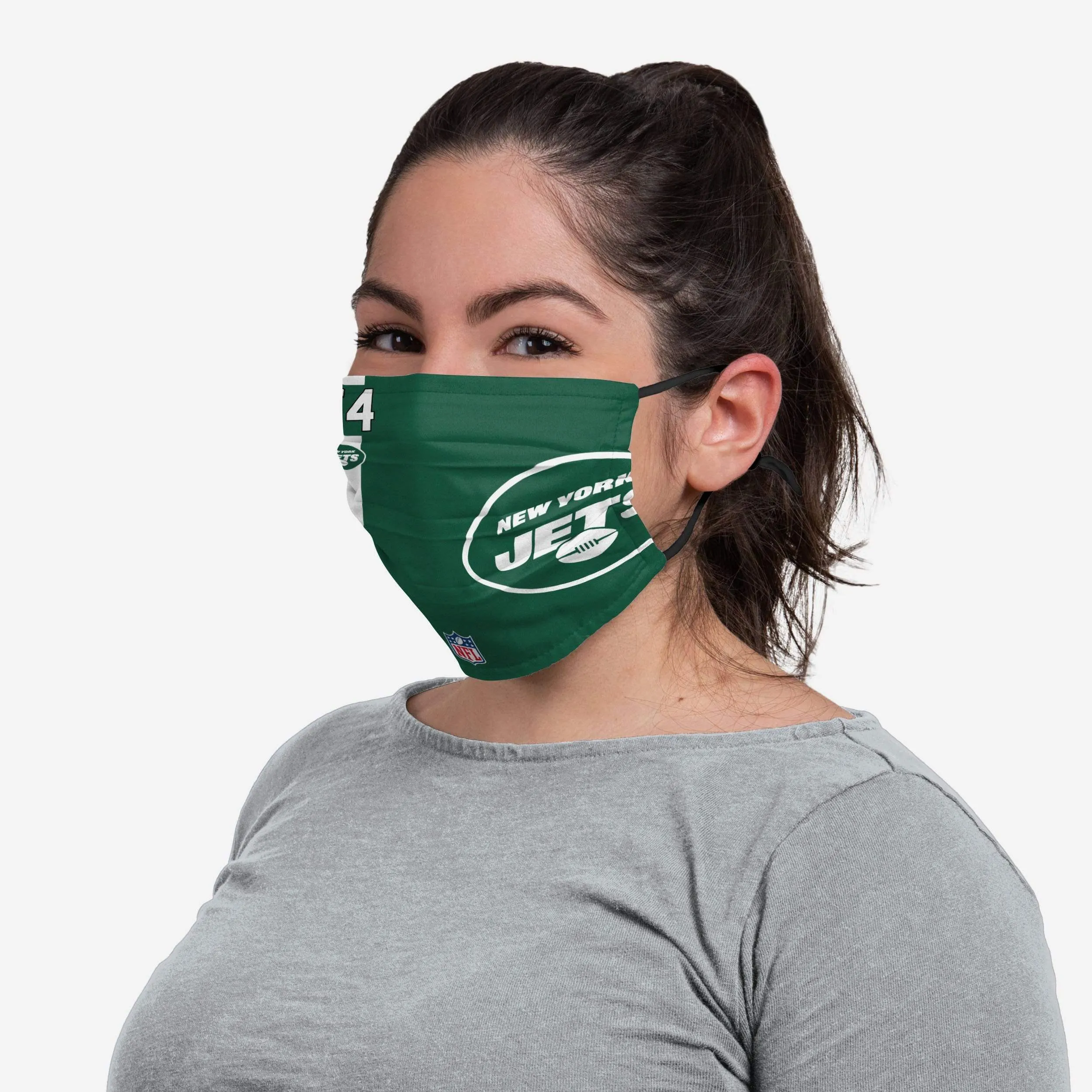 Avery Williamson New York Jets On-Field Sideline Logo Face Cover