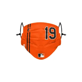 Baltimore Orioles MLB Chris Davis On-Field Adjustable Orange Face Cover