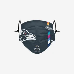 Baltimore Ravens Crucial Catch Adjustable Face Cover