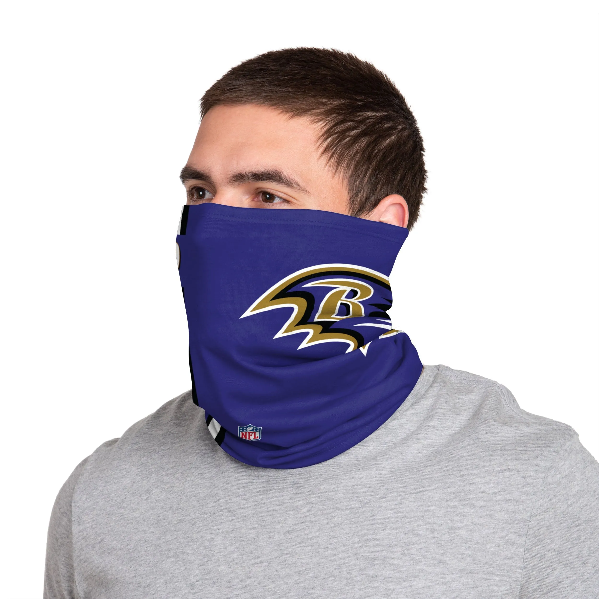 Baltimore Ravens NFL Justin Tucker On-Field Sideline Logo Gaiter Scarf