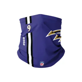 Baltimore Ravens NFL Justin Tucker On-Field Sideline Logo Gaiter Scarf