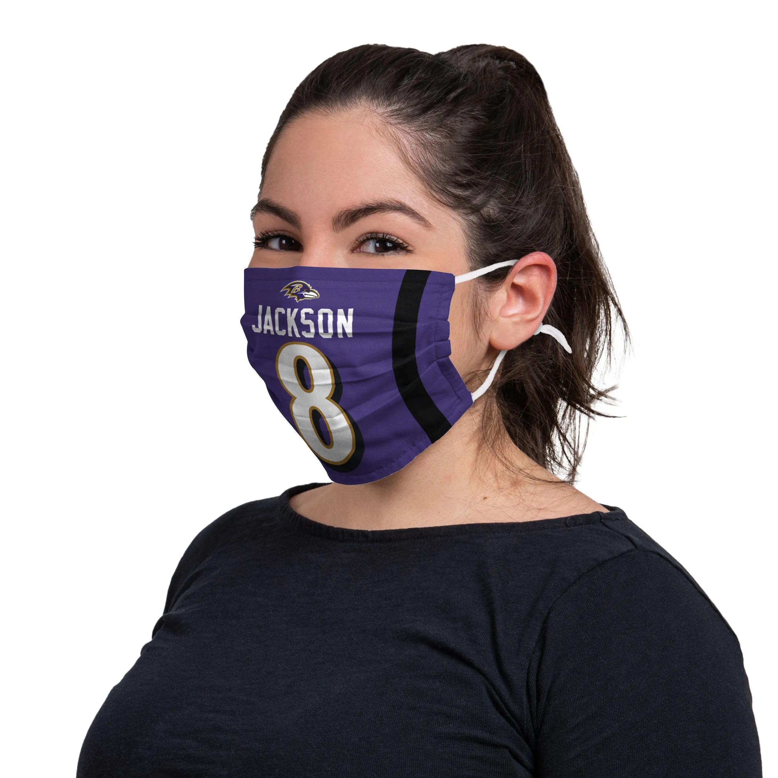 Baltimore Ravens NFL Lamar Jackson Adjustable Face Cover