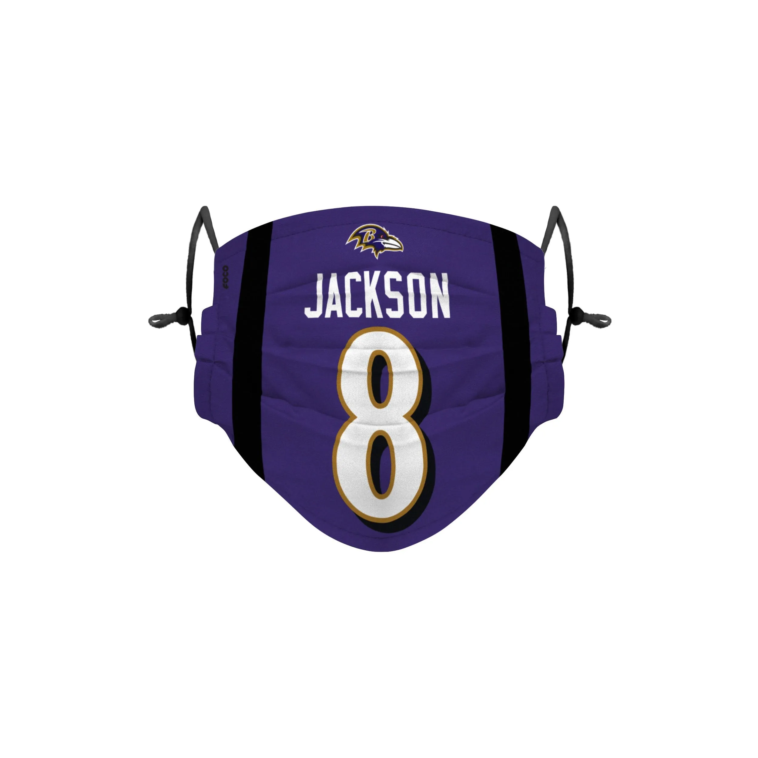 Baltimore Ravens NFL Lamar Jackson Adjustable Face Cover