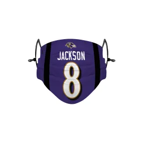 Baltimore Ravens NFL Lamar Jackson Adjustable Face Cover