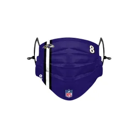 Baltimore Ravens NFL Lamar Jackson On-Field Sideline Face Cover