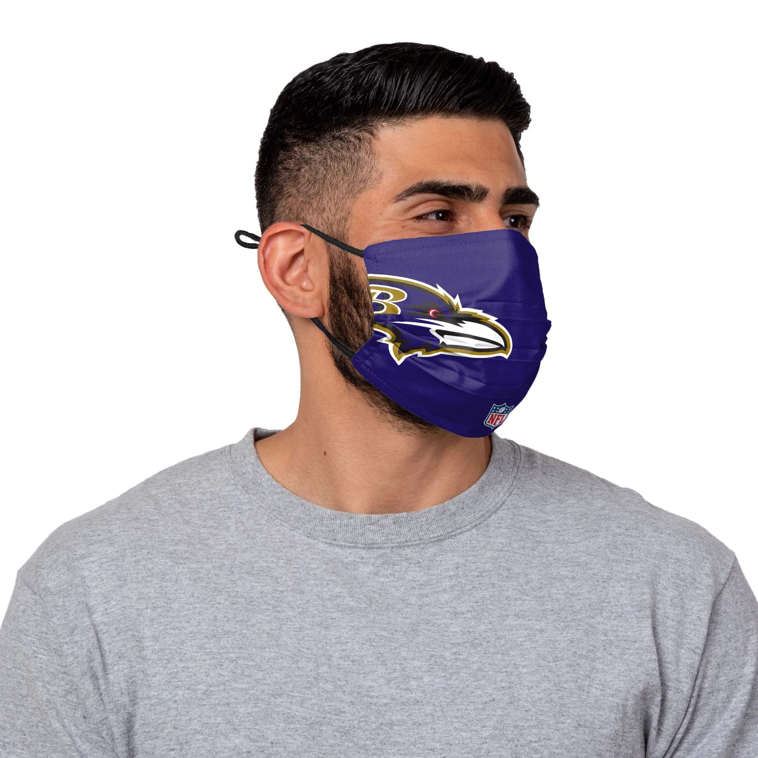 Baltimore Ravens NFL Lamar Jackson On-Field Sideline Logo Face Cover