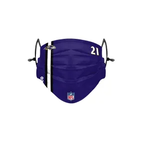 Baltimore Ravens NFL Mark Ingram Jr On-Field Sideline Face Cover