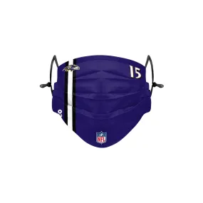 Baltimore Ravens NFL Marquise Brown On-Field Sideline Face Cover