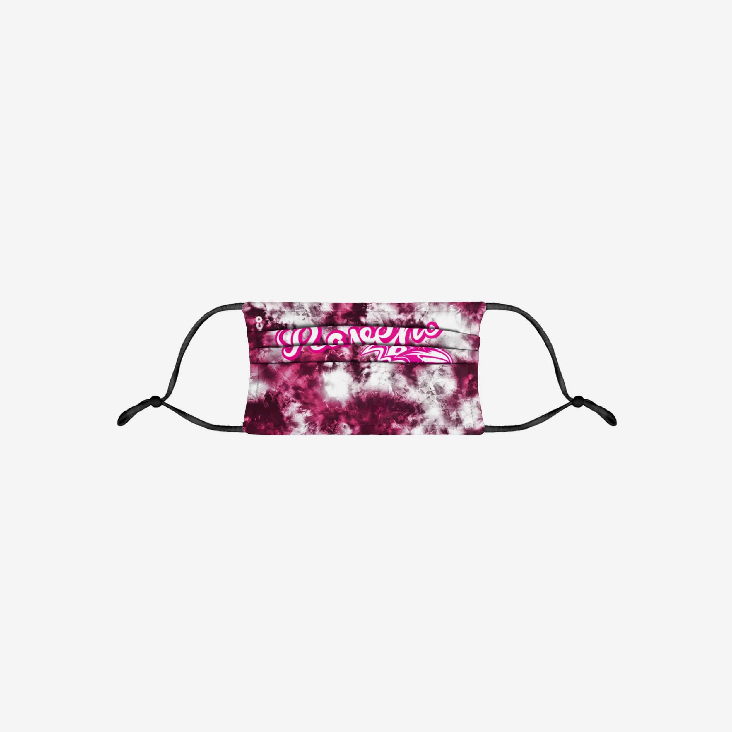 Baltimore Ravens Pink Tie-Dye Adjustable Face Cover