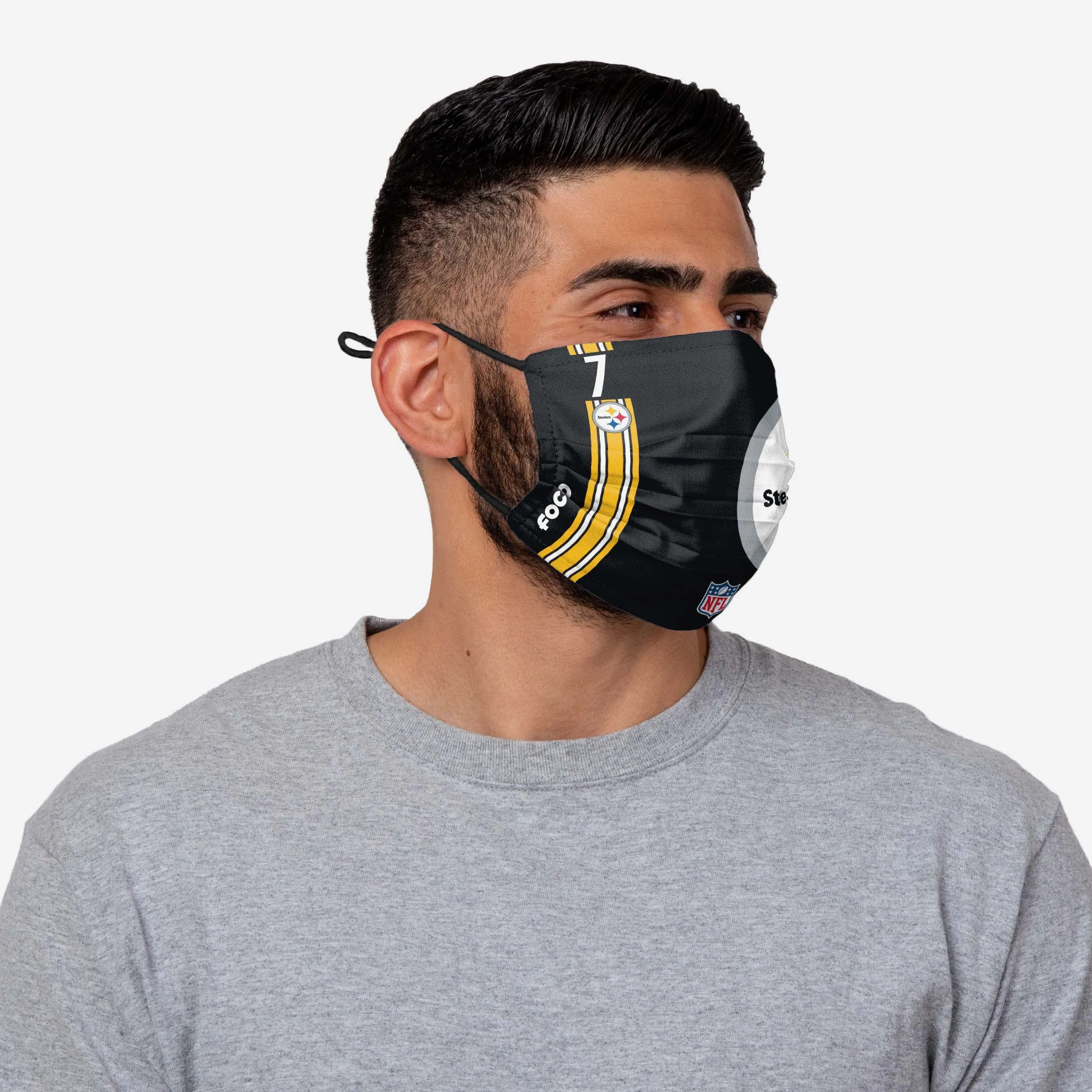 Ben Roethlisberger Pittsburgh Steelers On-Field Sideline Logo Face Cover
